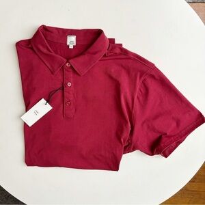 Swet Tailor Men’s All-In Polo Shirt Red Size XL Performance Stretch New